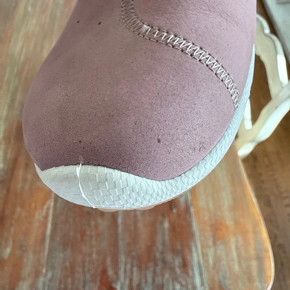 Ecco Biom Light Blush Nubuck Slip-On Flats Comfort Shoe Lightweight 38/7-7.5